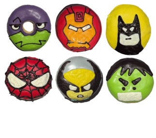   Набор супергеройских пончиков  